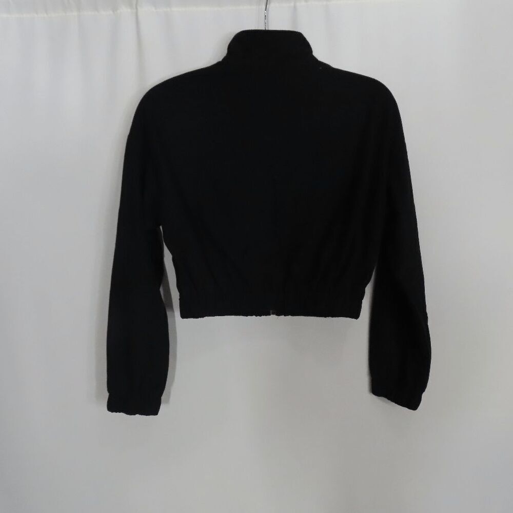Area Stars Black Waffle Knit Crop Jacket Small - Picture 3 of 5